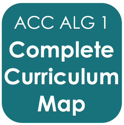 Acc Alg 1-Curriculum Map 